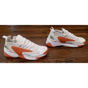 Nike Zoom 2K AO0354-105 White Orange Tennis Shoes Athletic Size 10